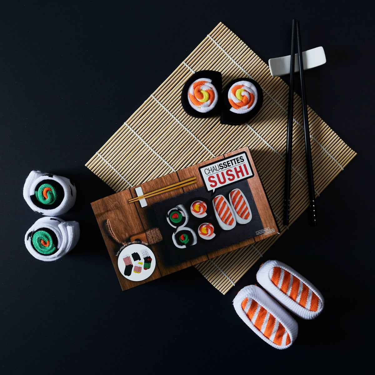 COFFRET DE 3 PAIRES DE CHAUSSETTES SUSHI