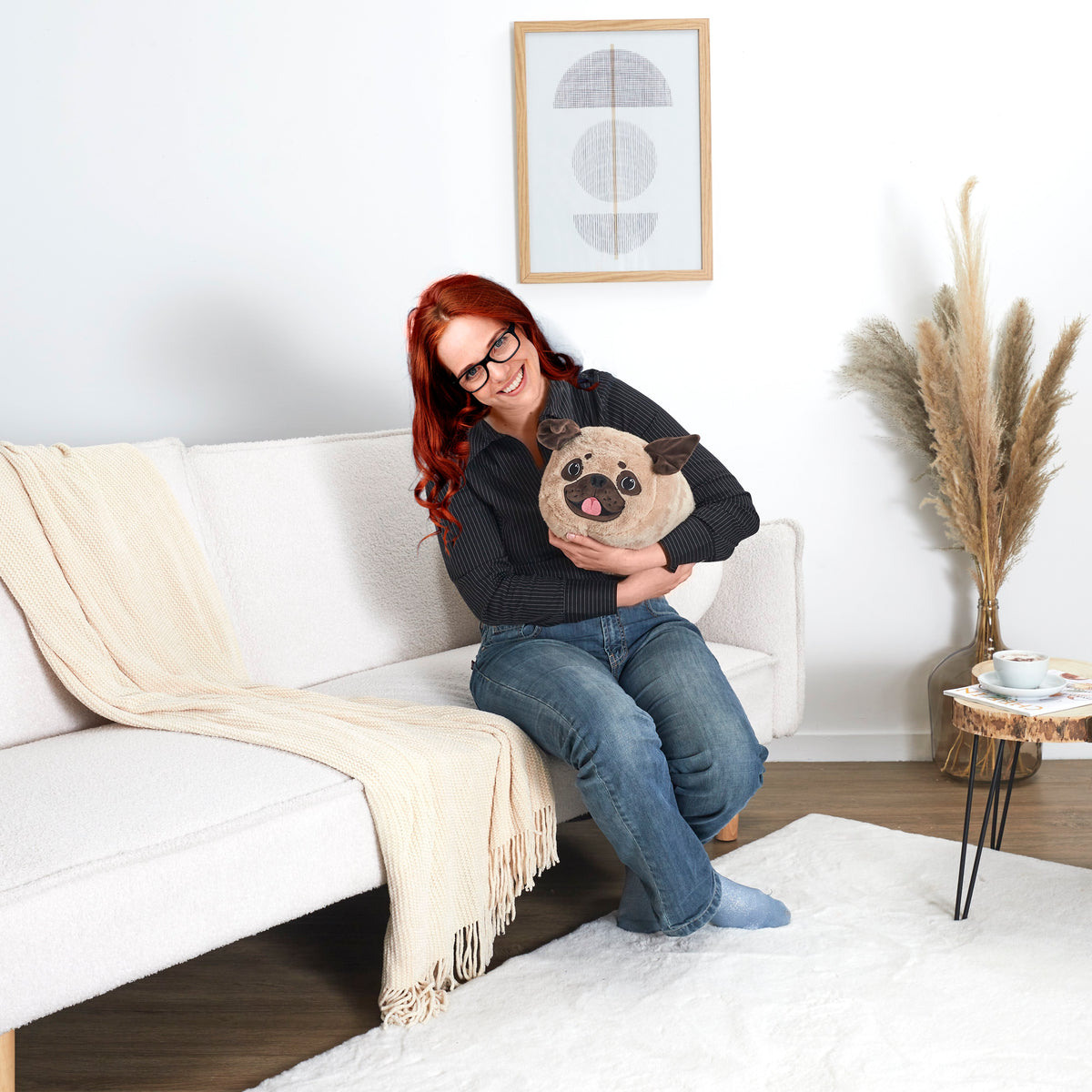 COUSSIN VIBRANT BOULEDOGUE