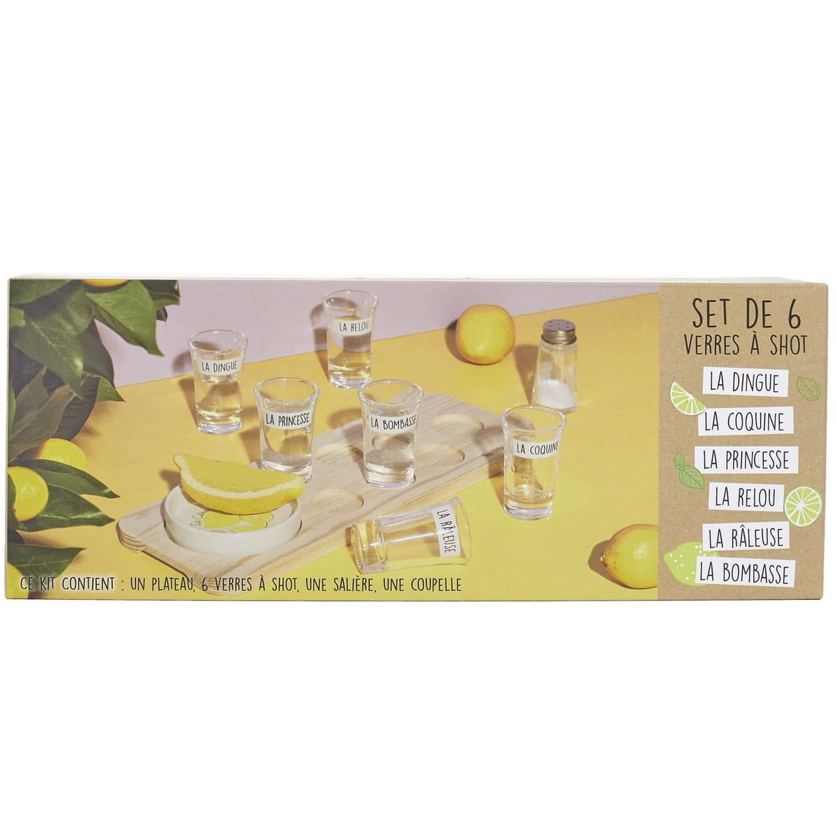 COFFRET DE 6 VERRES A SHOT