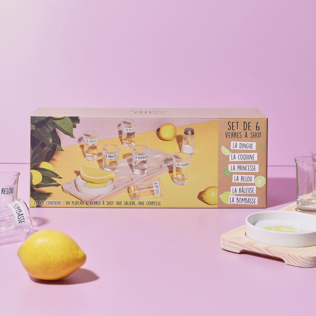 COFFRET DE 6 VERRES A SHOT