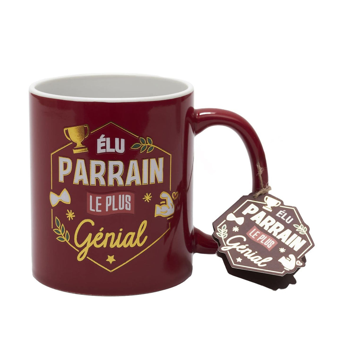 MUG PARRAIN LE PLUS GENIAL