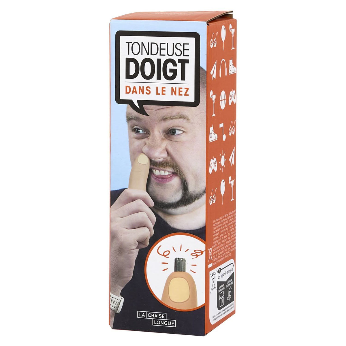 TONDEUSE DOIGT DANS LE NEZ