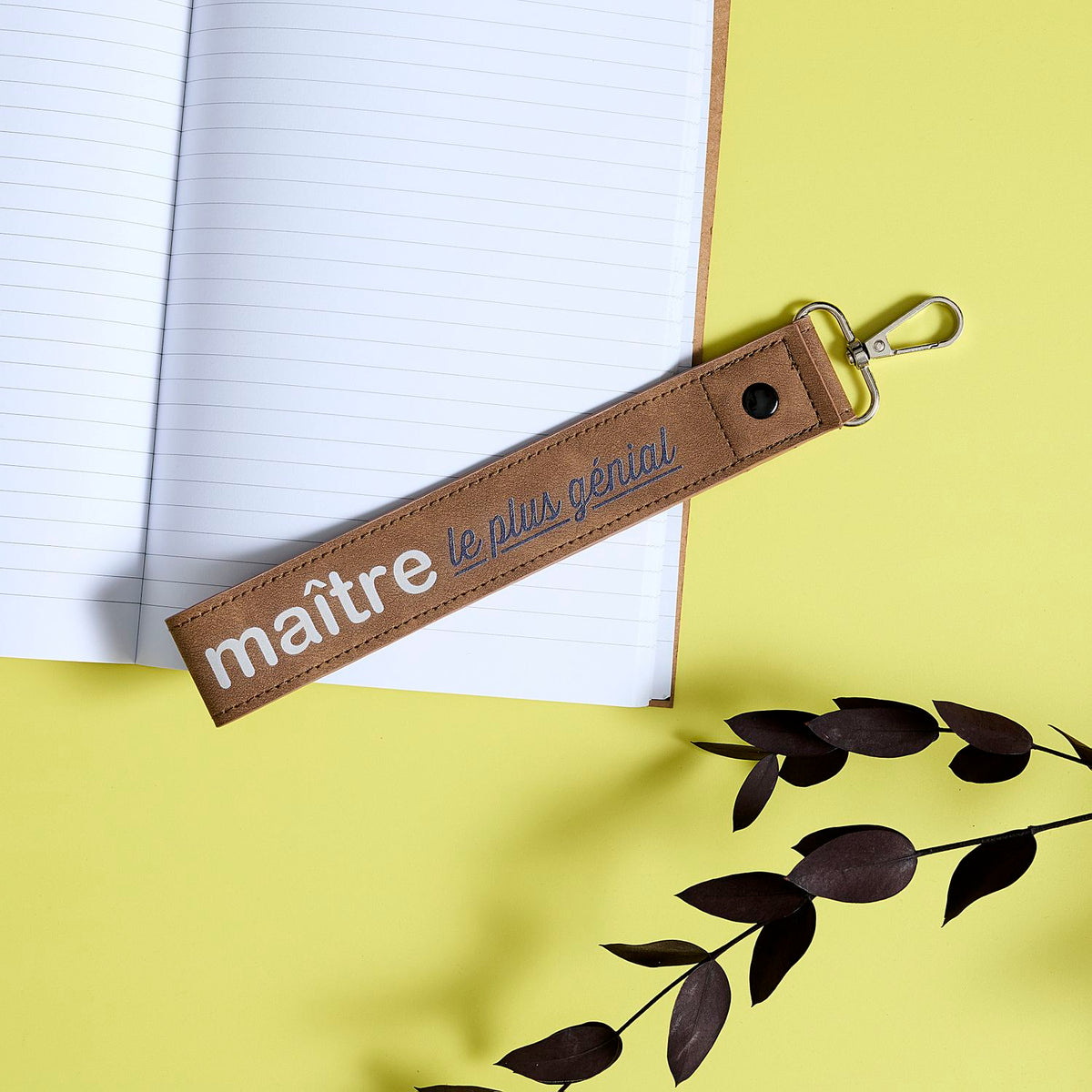 PORTE CLE MERCI MAITRE
