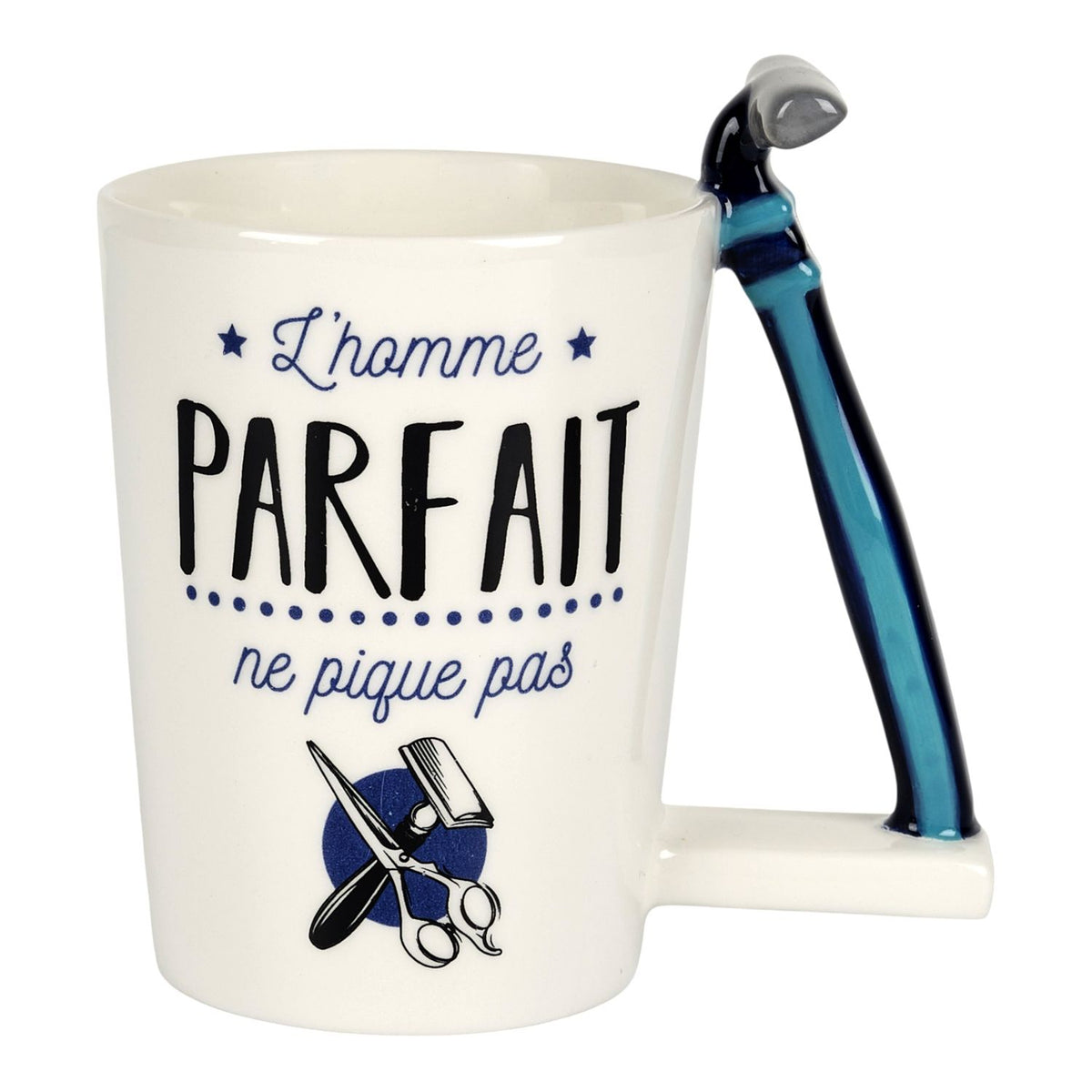 MUG L'HOMME PARFAIT NE PIQUE PAS