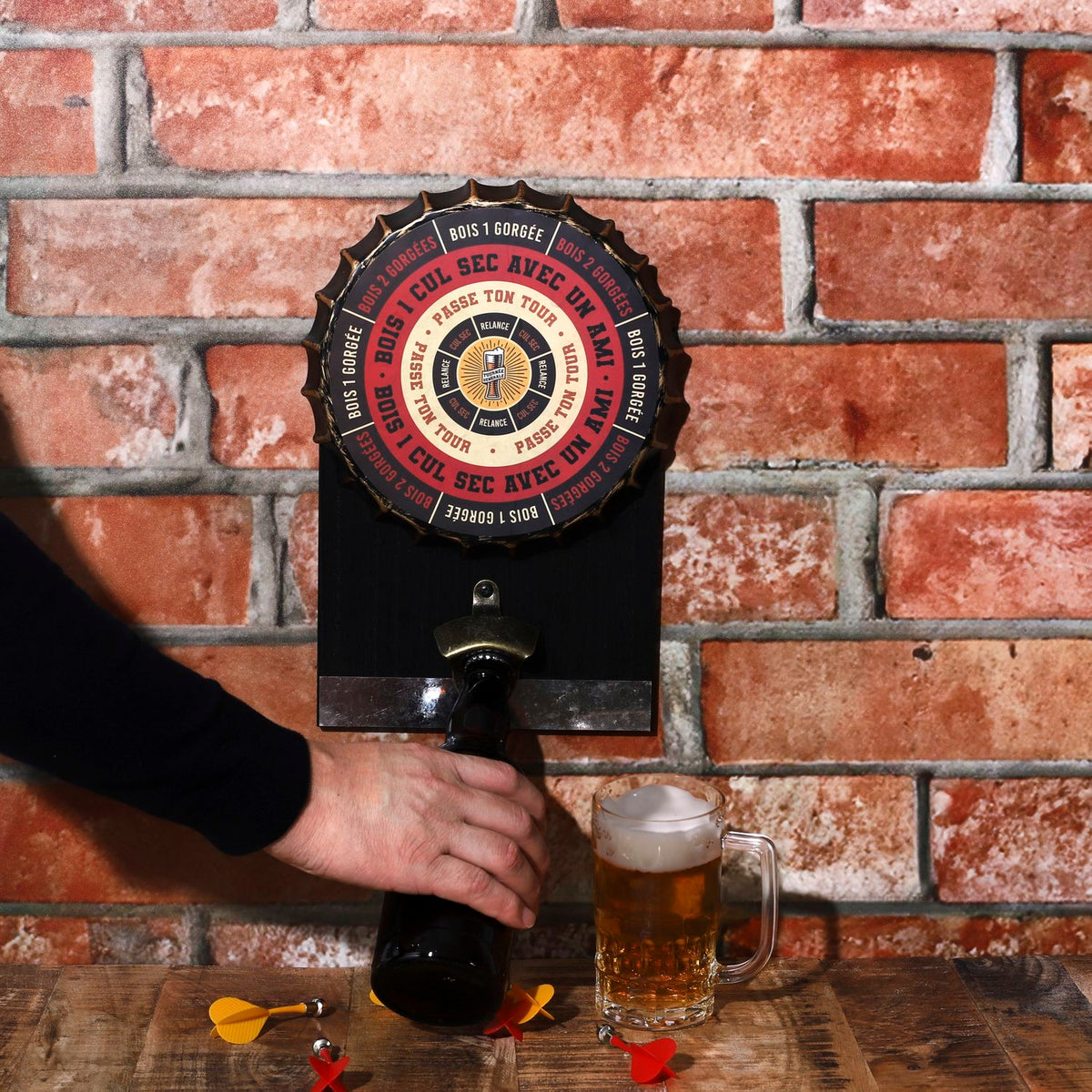 DRINKING GAME DECAPSULEUR FLECHETTES
