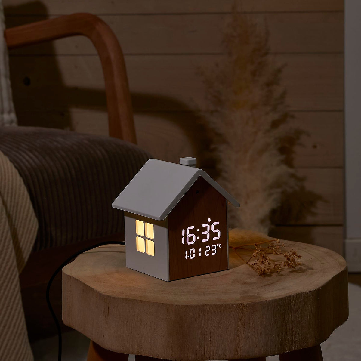 REVEIL LED TINY HOUSE BLANC