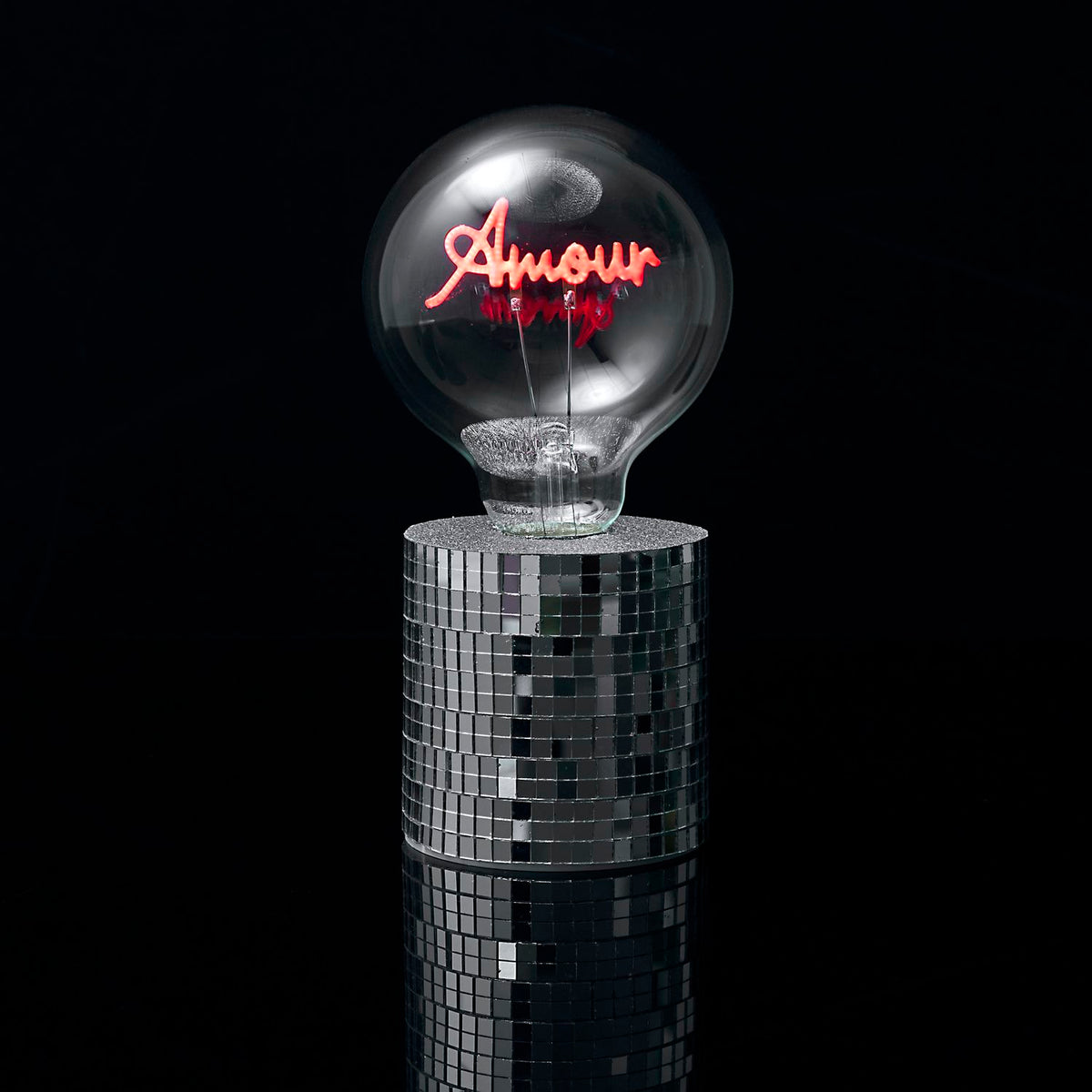 LAMPE AMPOULE DISCO AMOUR