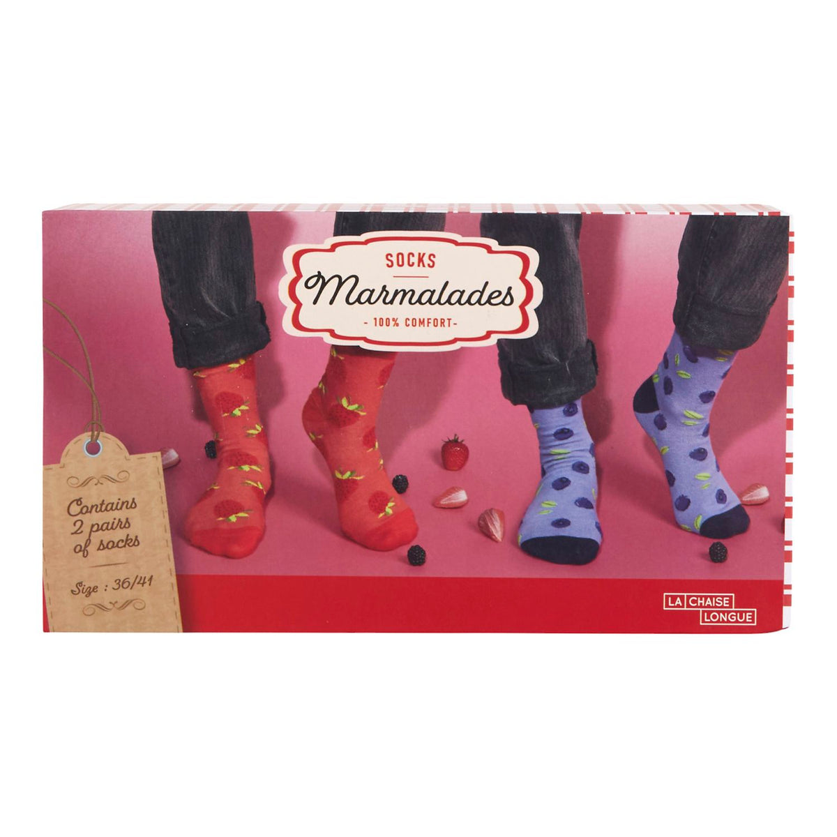 COFFRET CHAUSSETTES CONFITURES