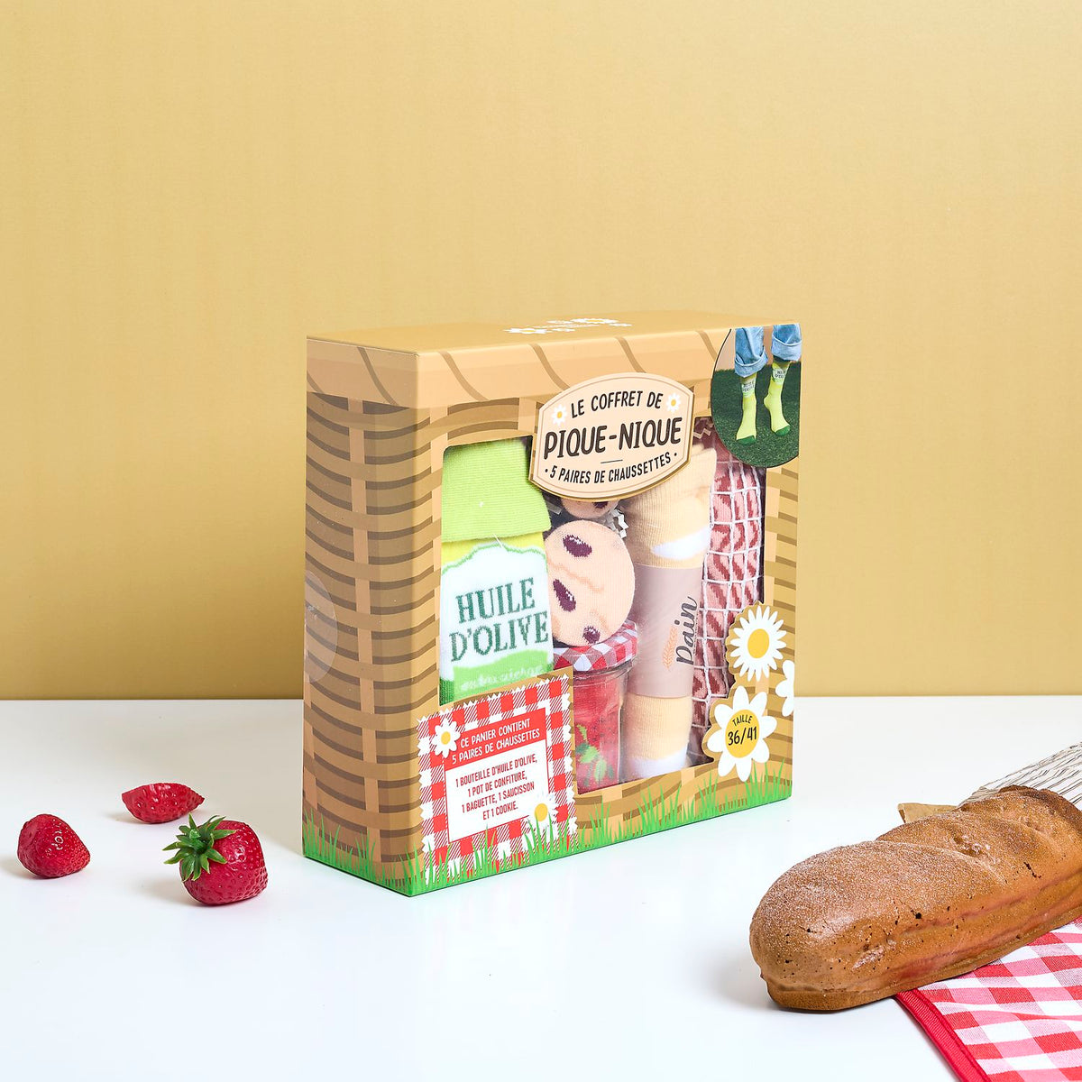 COFFRET CHAUSSETTES PIQUE-NIQUE