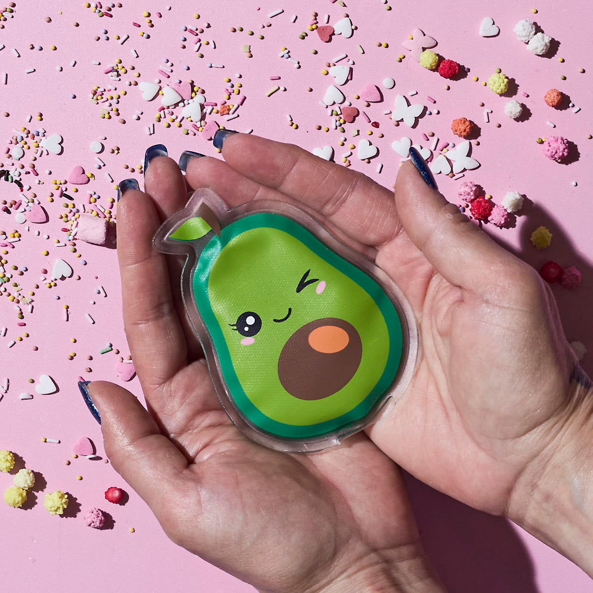 COFFRET DE 2 CHAUFFERETTES KAWAII AVOCAT