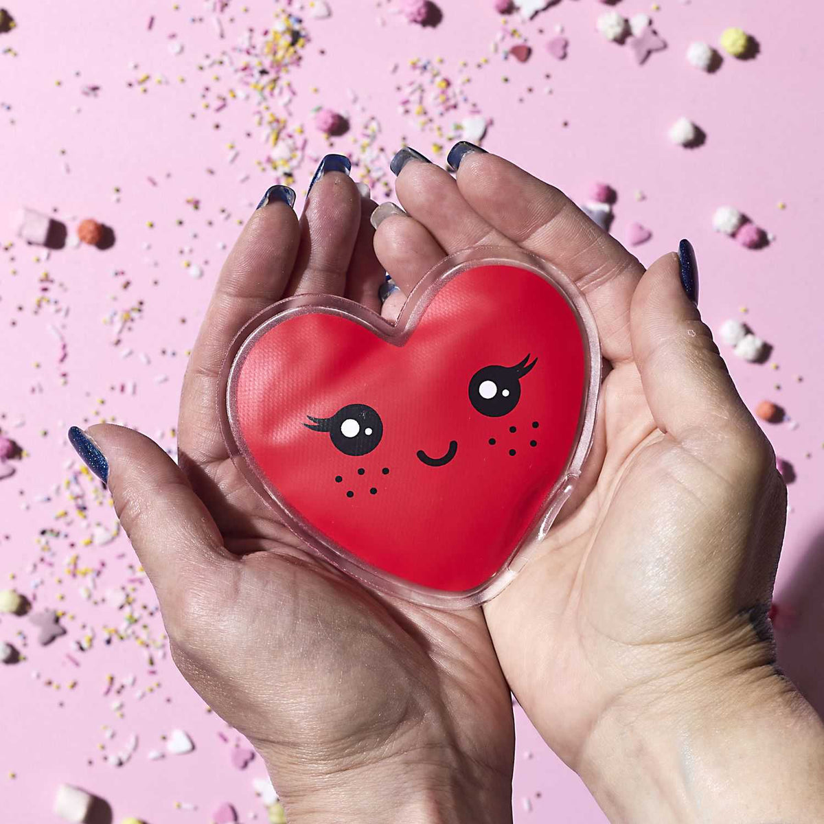 COFFRET DE 2 CHAUFFERETTES KAWAII COEUR