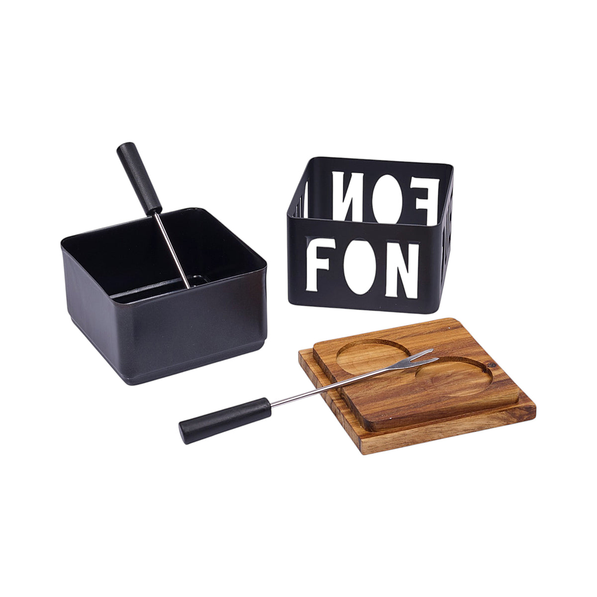 FONDUE A LA BOUGIE DUO CHEESY CLUB NOIRE