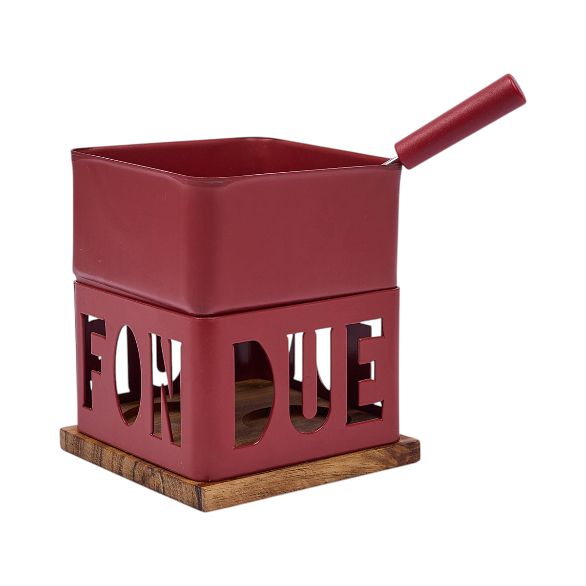 FONDUE A LA BOUGIE DUO CHEESY CLUB ROUGE