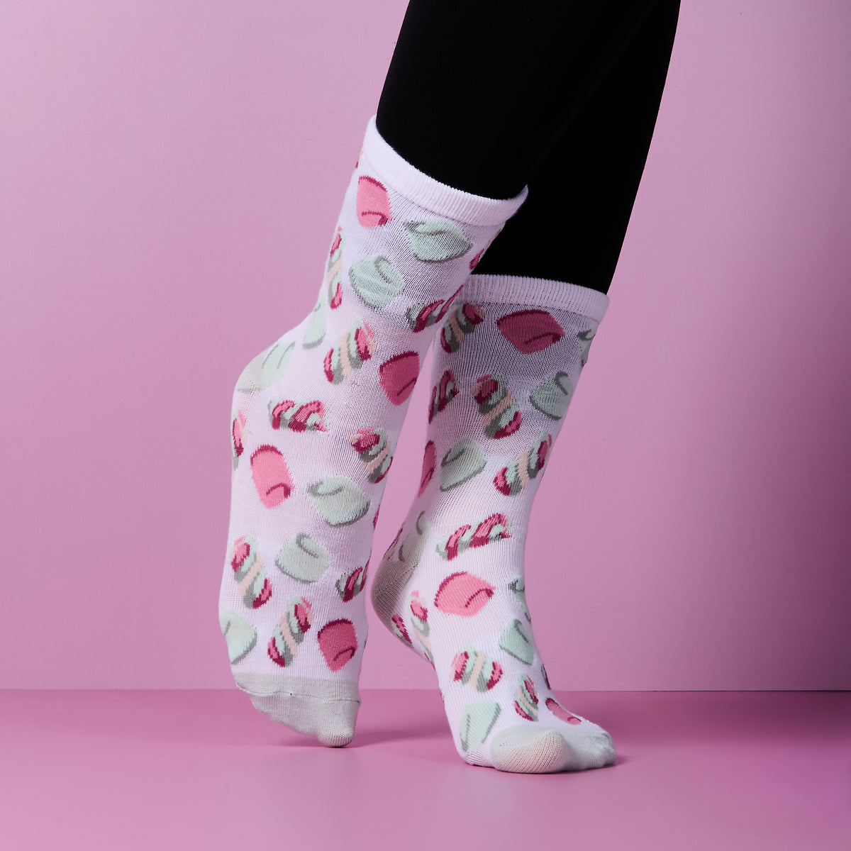 CHAUSSETTES BONBON GUIMAUVE 36-40