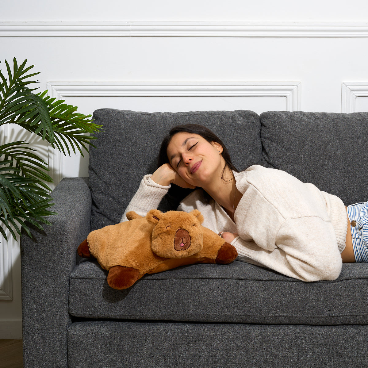 COOKIE MA BOUILLOTTE COUSSIN CAPYBARA