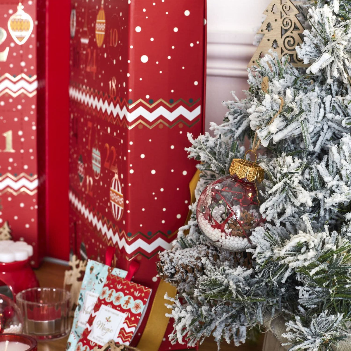 CALENDRIER DE L'AVENT BOUGIES ET SURPRISES NOEL TRADI
