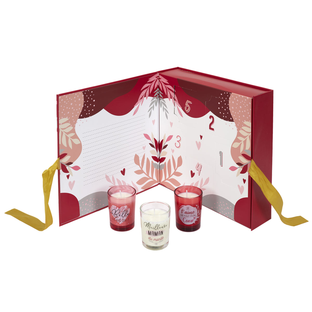 CALENDRIER 5 BOUGIES PARFUMEES MAMAN