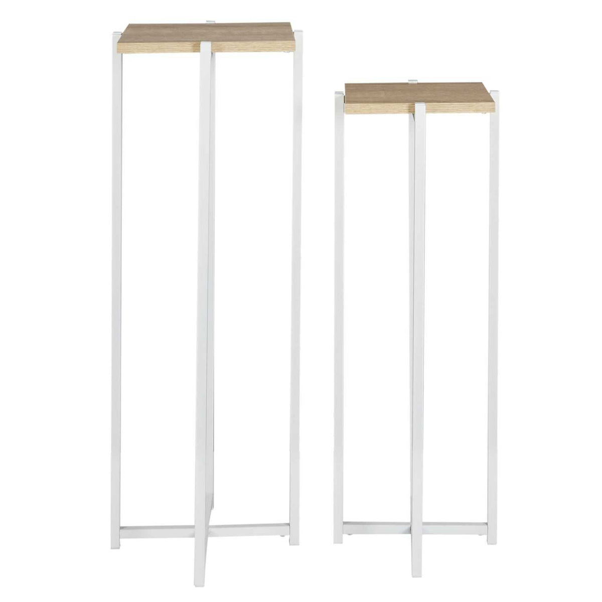 SELLETTE BLANC LOKA - LOT DE 2
