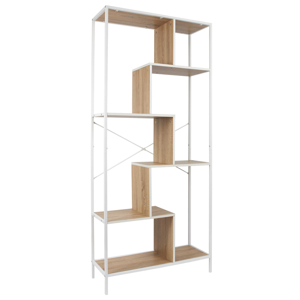 ETAGERE EDISON BLANC 80X30X180CM