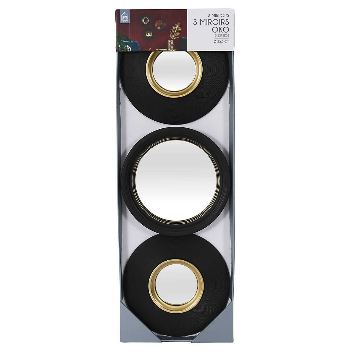 MIROIR CONVEXE OKO - LOT DE 3