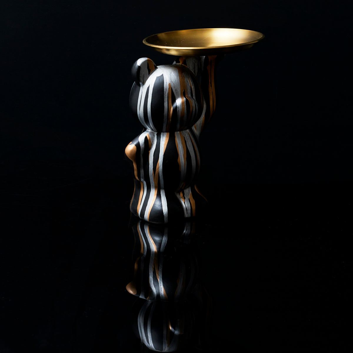 STATUE DECO NOIR VIDE POCHE