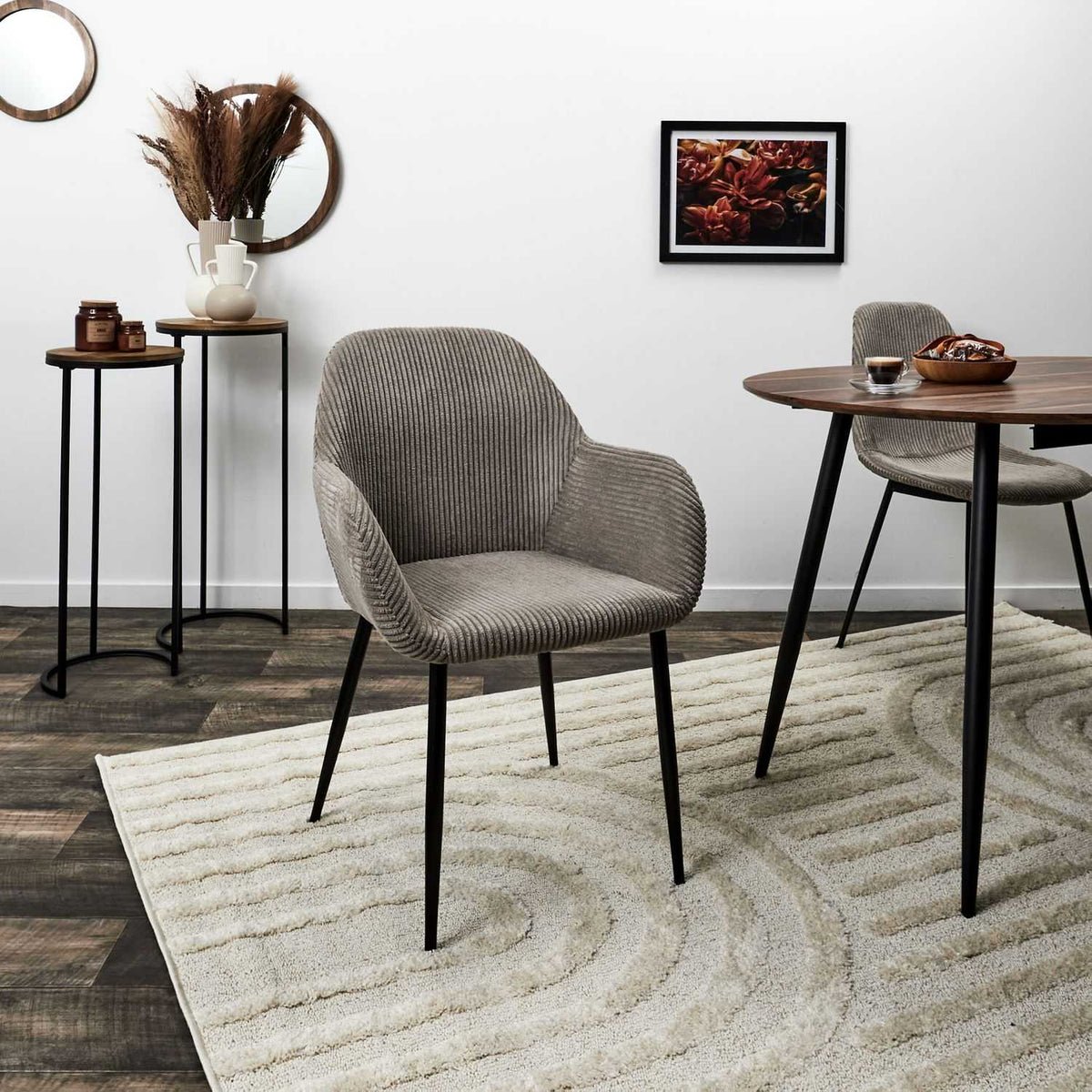 FAUTEUIL COTELE SCOTT TAUPE