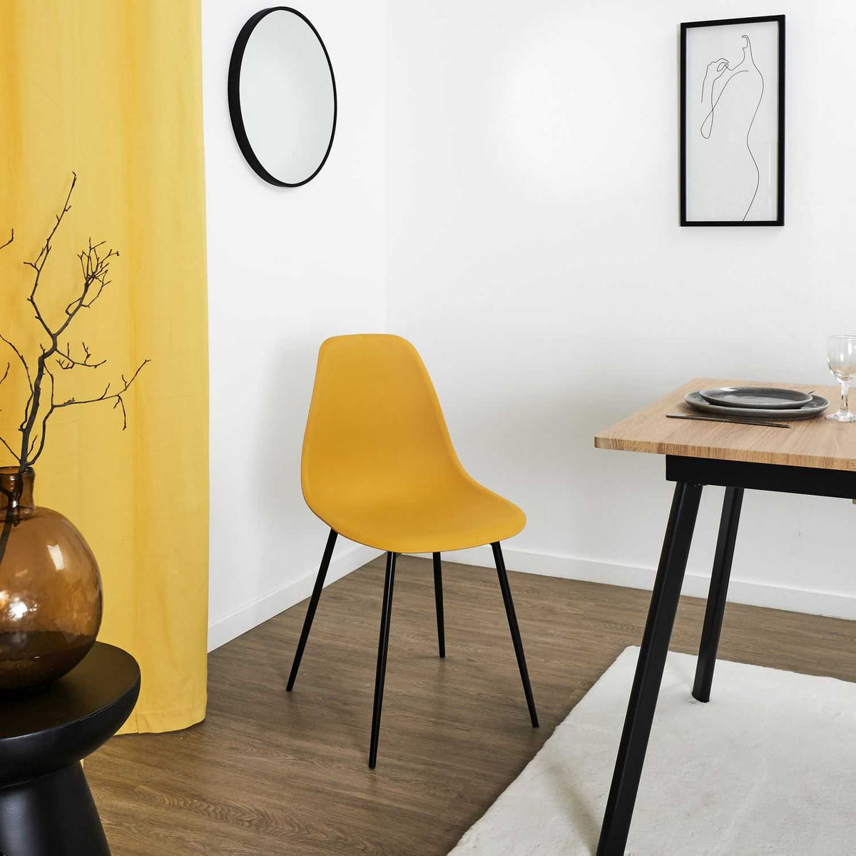 CHAISE GUSTAV JAUNE