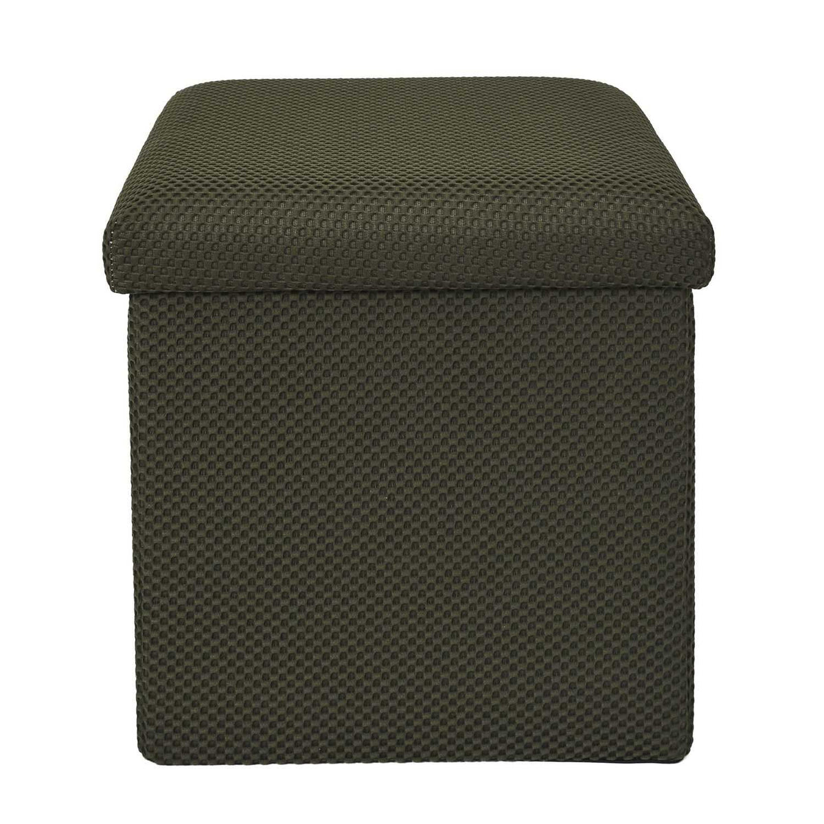 COFFRE POUF PLIABLE ATOME KAKI
