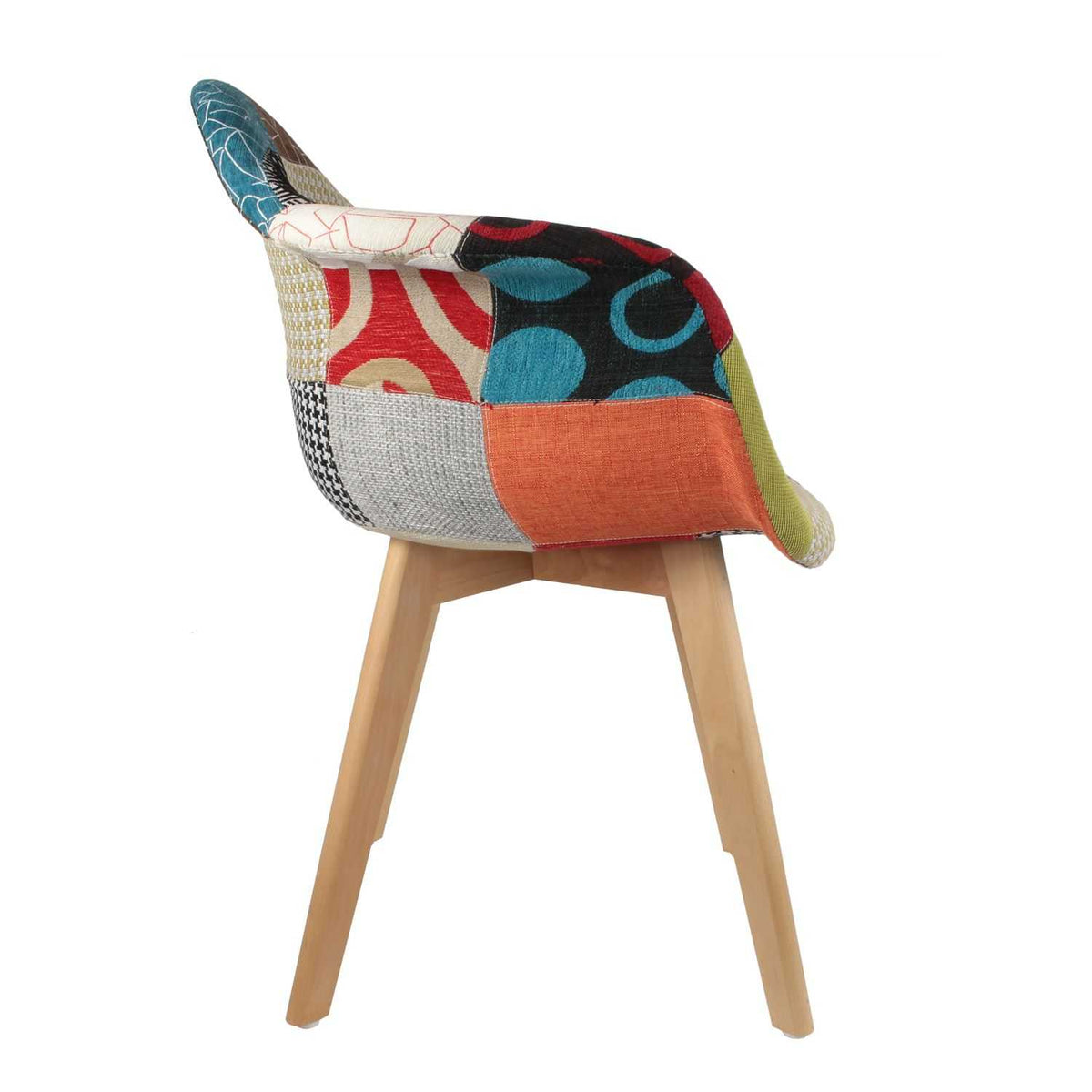 FAUTEUIL SCANDINAVE PATCHWORK