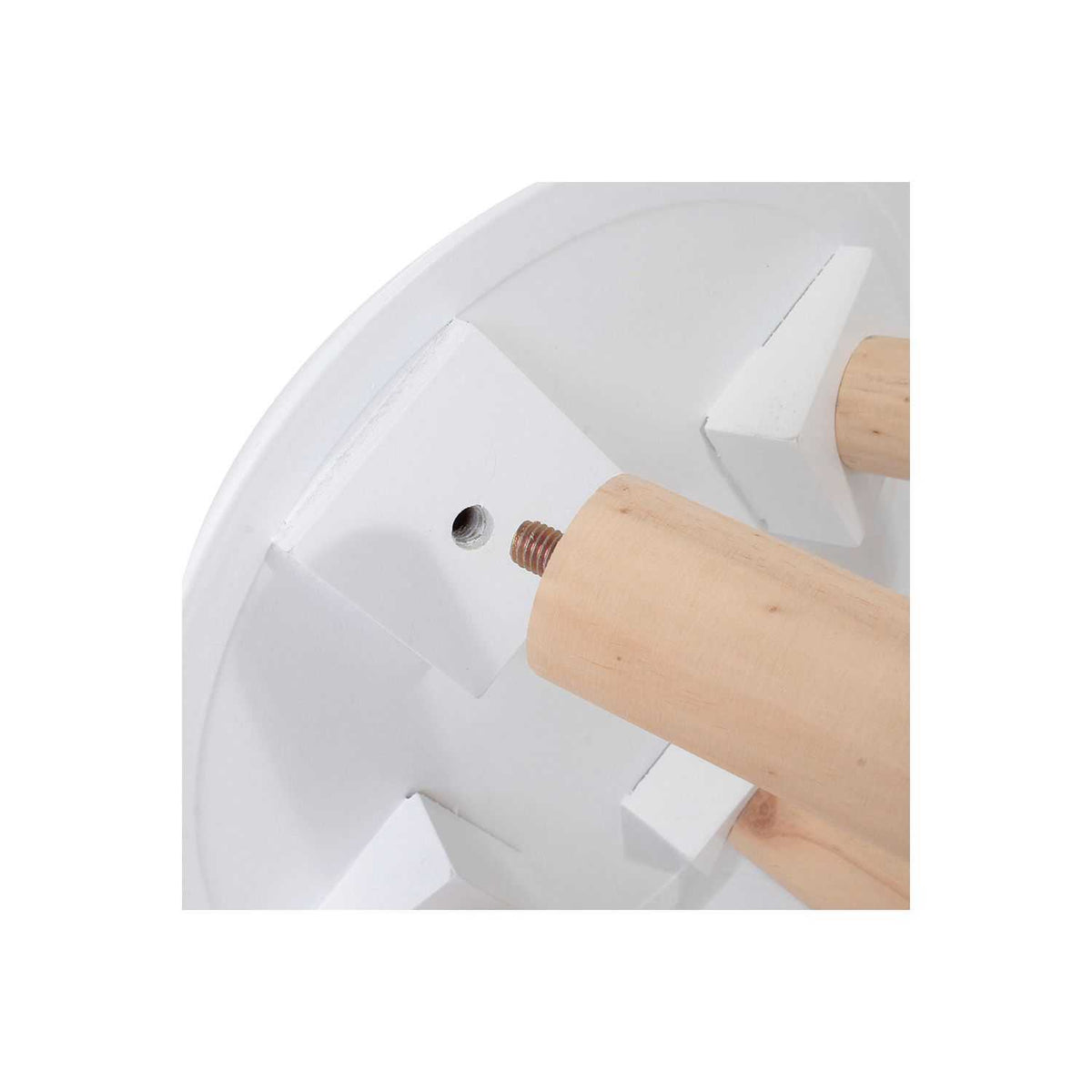 TABLE GIGOGNE RONDE RELIEF GOUTTELETTE - LOT DE 2