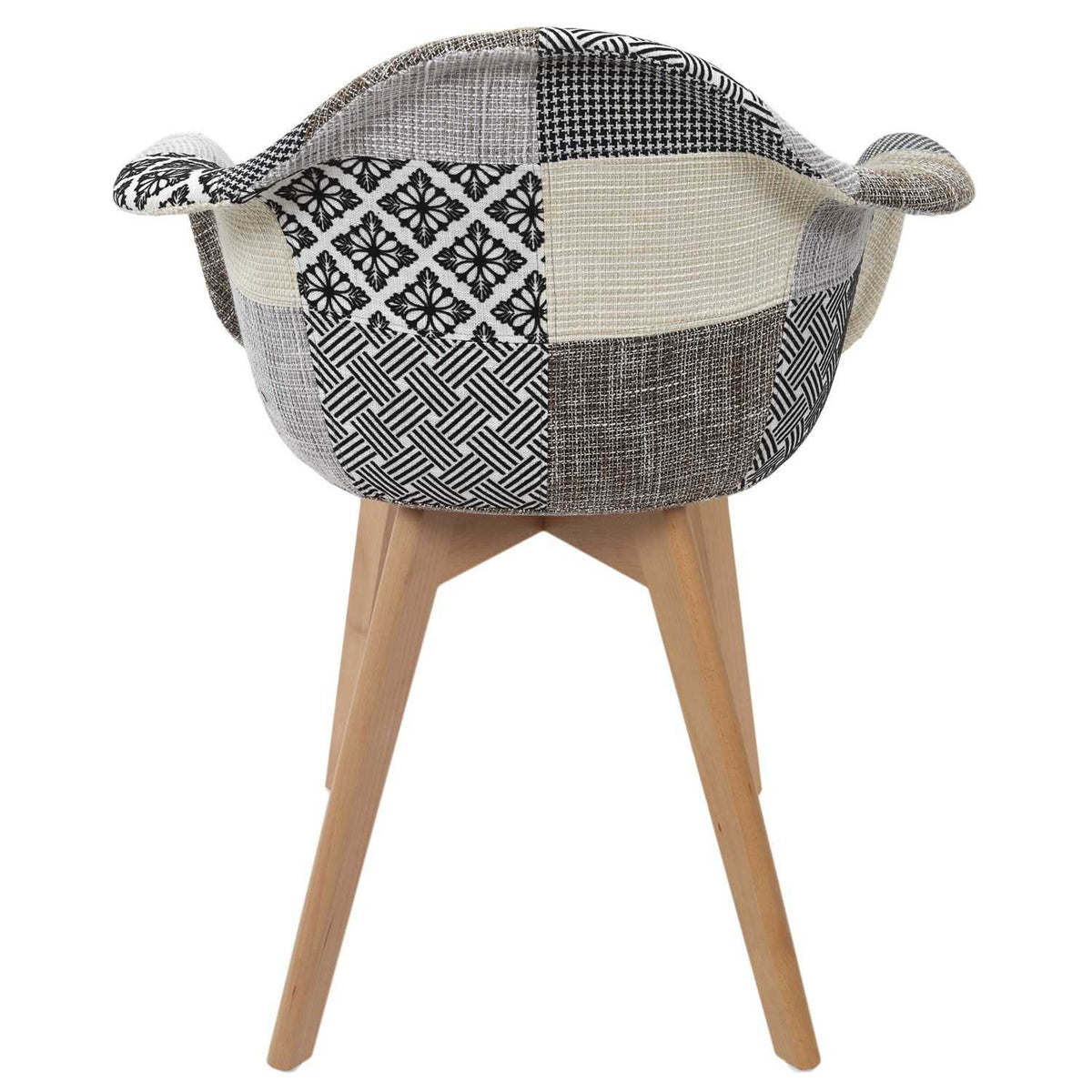 FAUTEUIL PATCHWORK GRIS