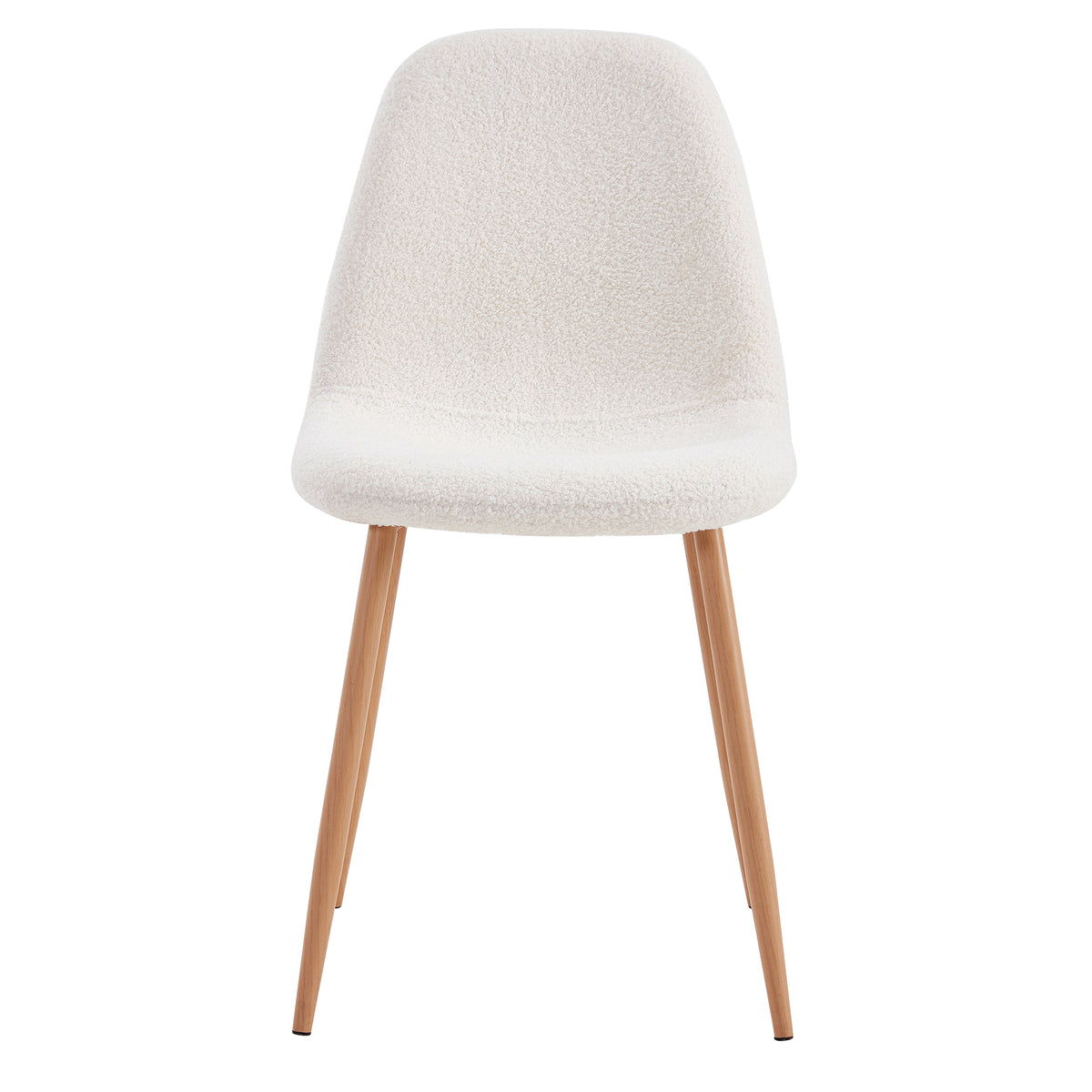 CHAISE BOUCLETTE FREYA - LOT DE 4
