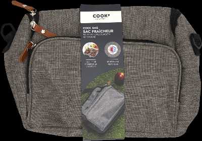 LUNCH BAG FRAICHEUR GRIS ZIPPE 5L