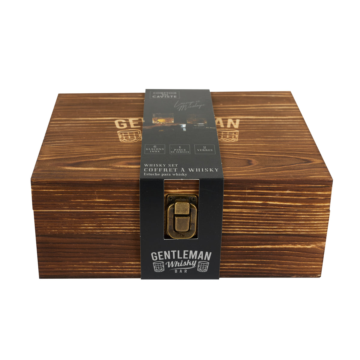COFFRET WHISKY GENTLEMAN 10 PCS