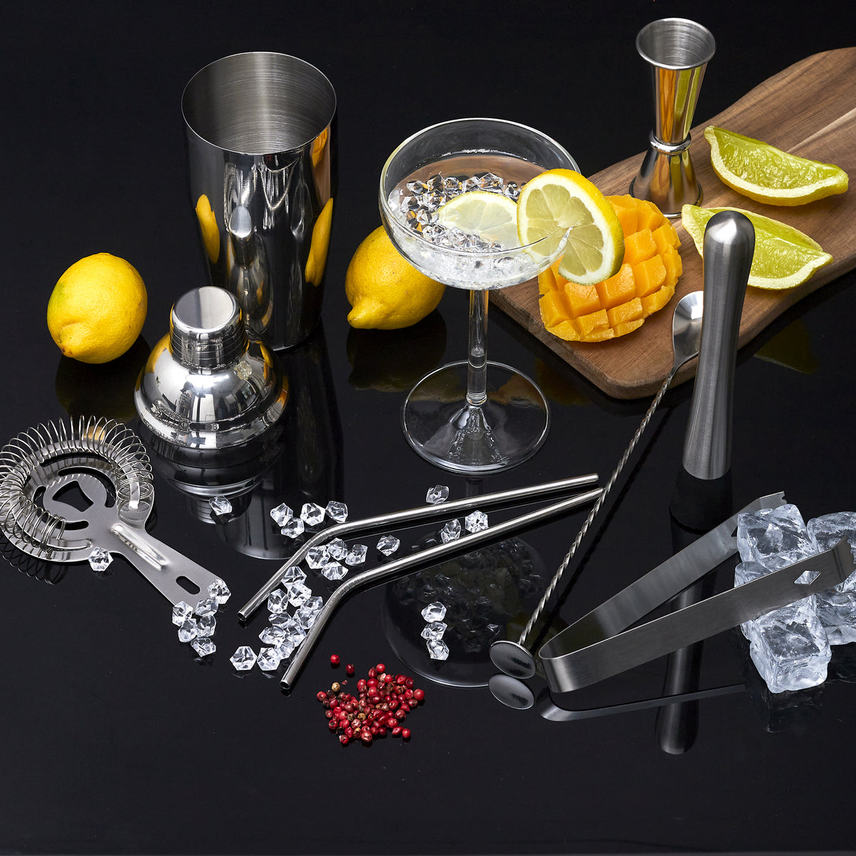 SET A COCKTAIL 16 ACCESSOIRES