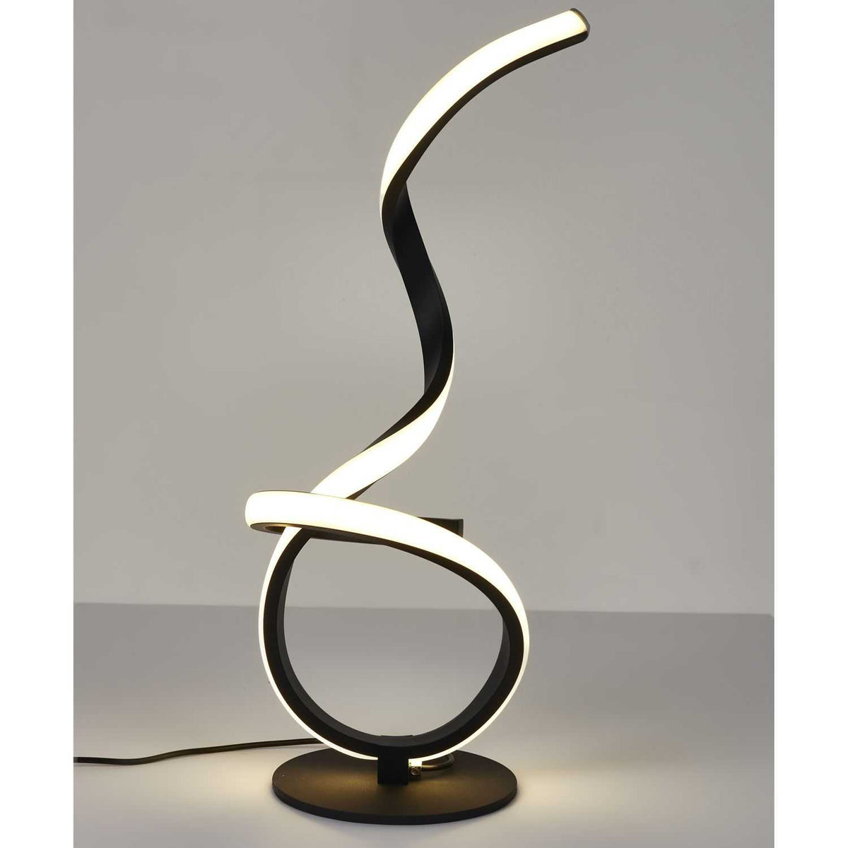 LAMPE LED DESIGN NOIR
