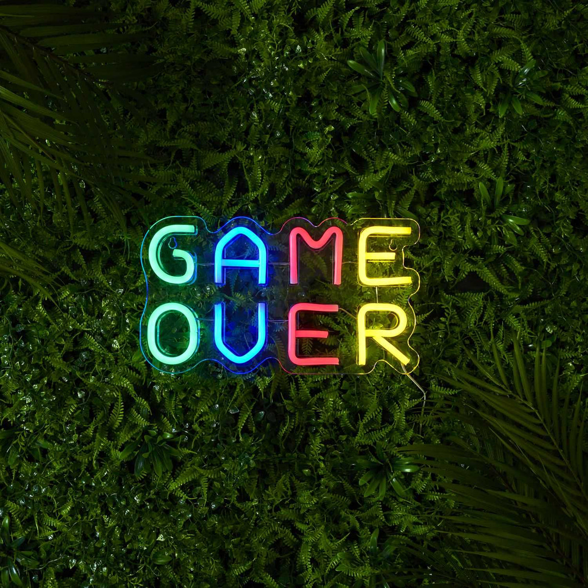 LAMPE LED EFFET NEON GAME OVER USB