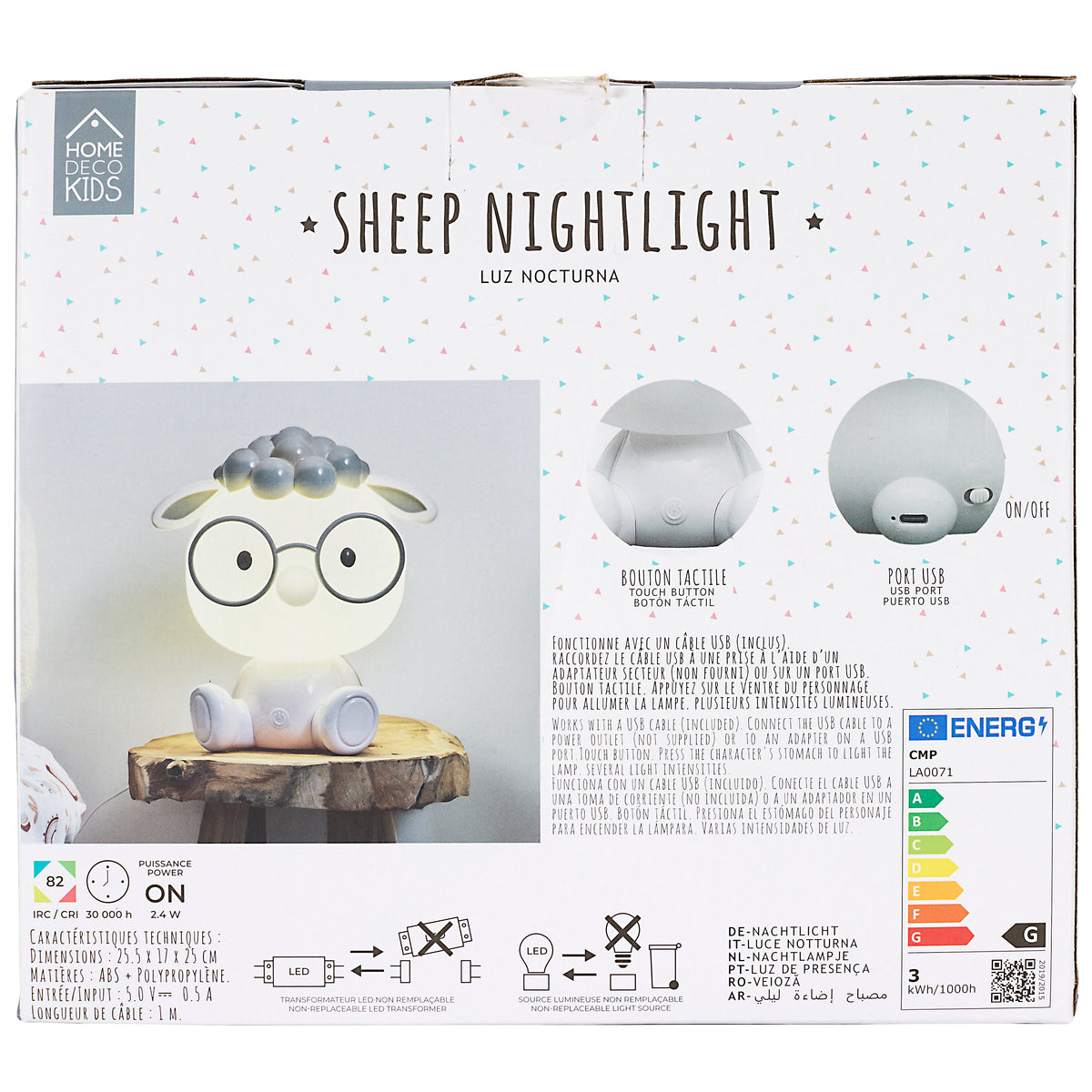 VEILLEUSE MOUTON TACTILE