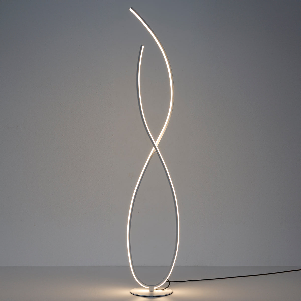 LAMPE DESIGN SPIRALE BLANC FROID