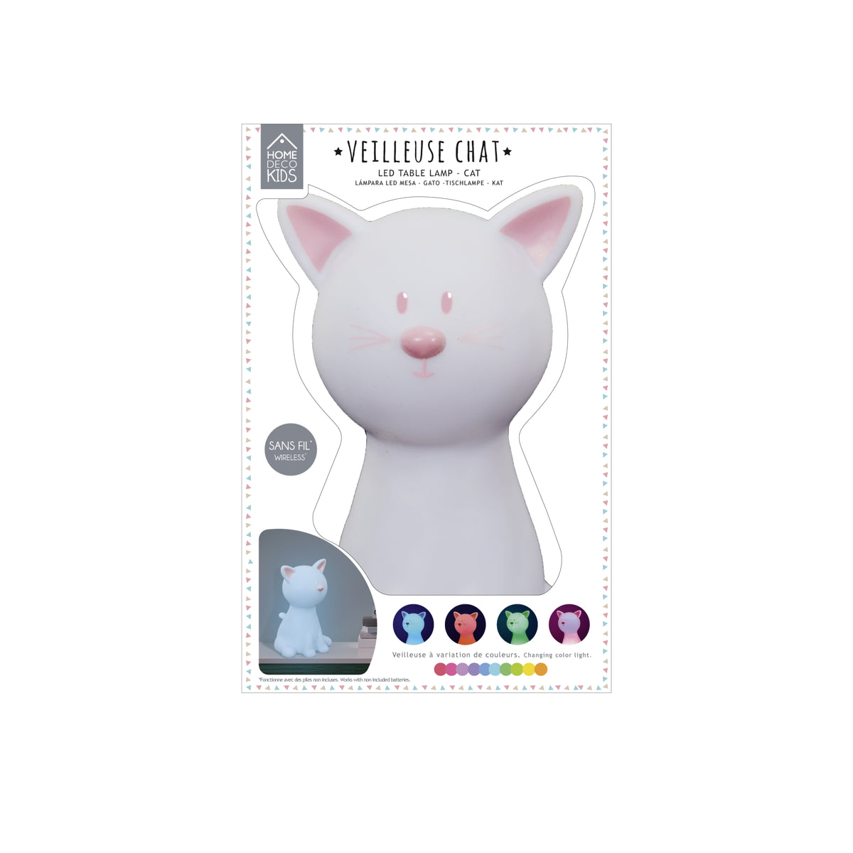 LAMPE VEILLEUSE CHAT