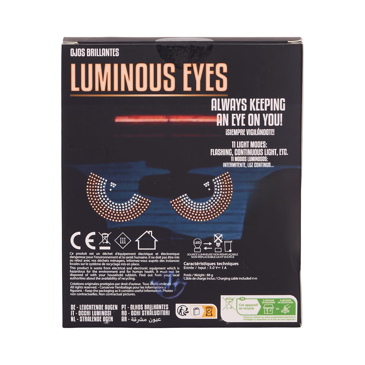 YEUX LUMINEUX POUR VOITURE