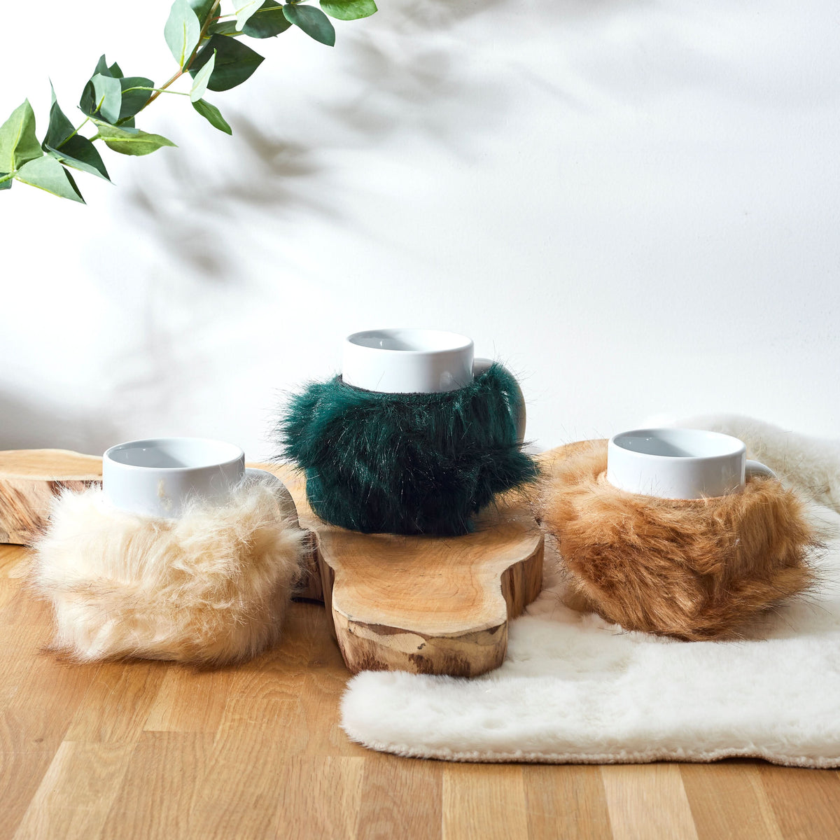 MUG FOURRURE AMOVIBLE SAPIN