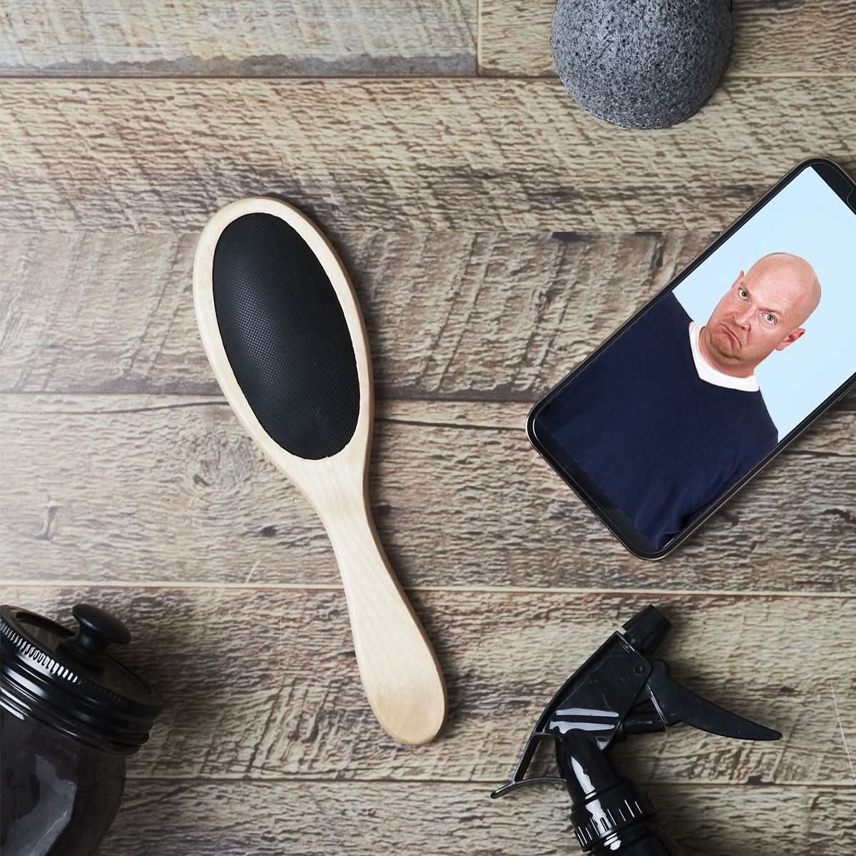 BROSSE POUR CHAUVE