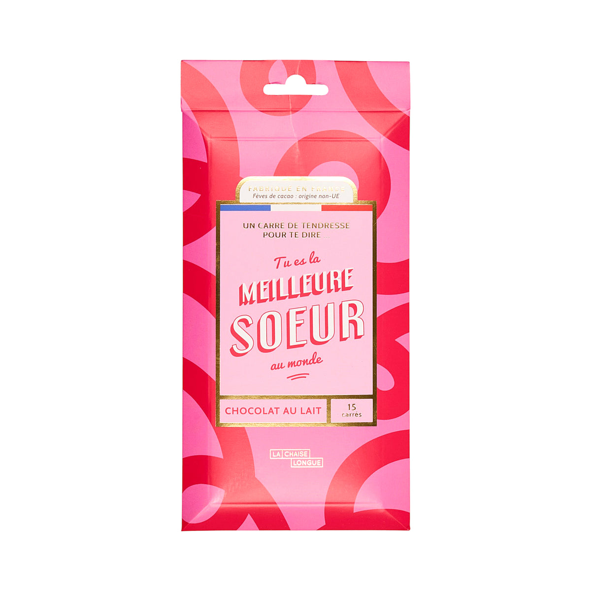 CARRES DE CHOCOLAT LAIT MEILLEURE SŒUR