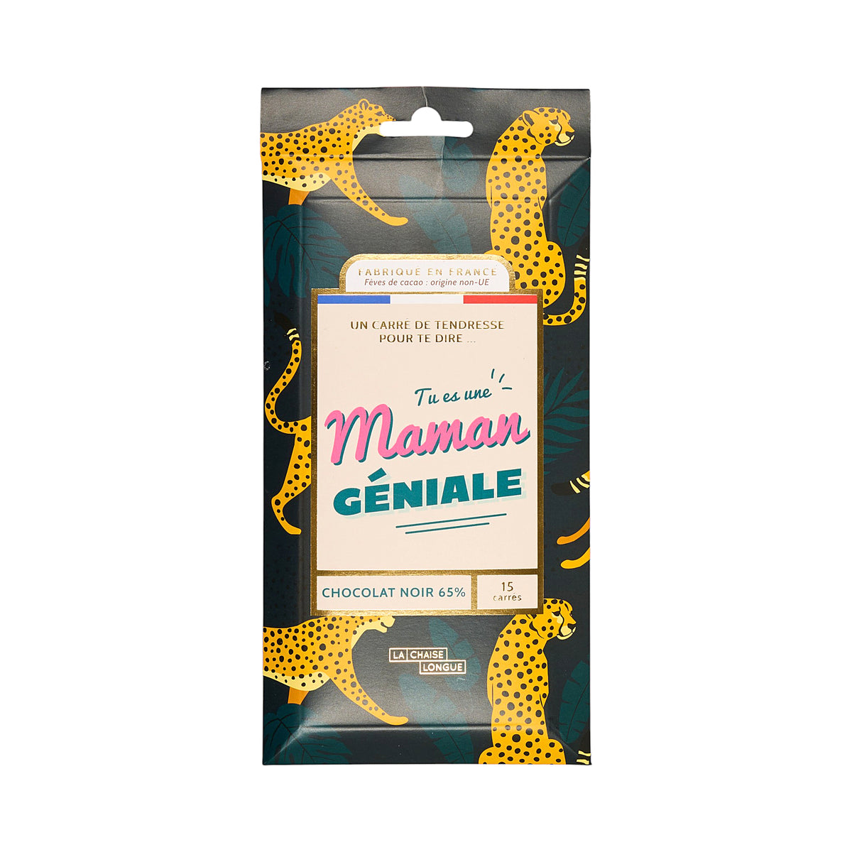 CARRES DE CHOCOLAT NOIR MAMAN GENIALE