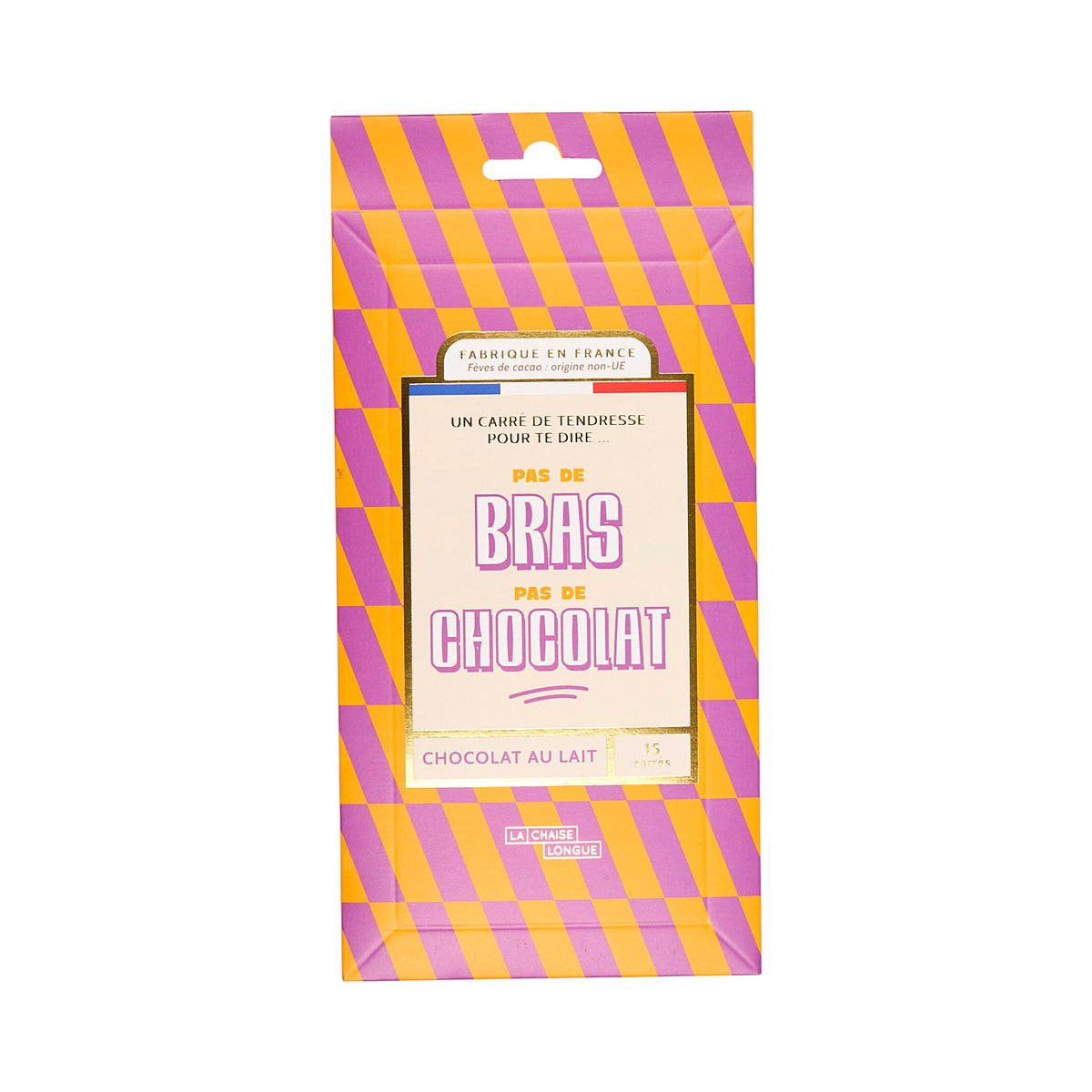 CARRES DE CHOCOLAT LAIT PAS DE BRAS PAS DE CHOCOLAT