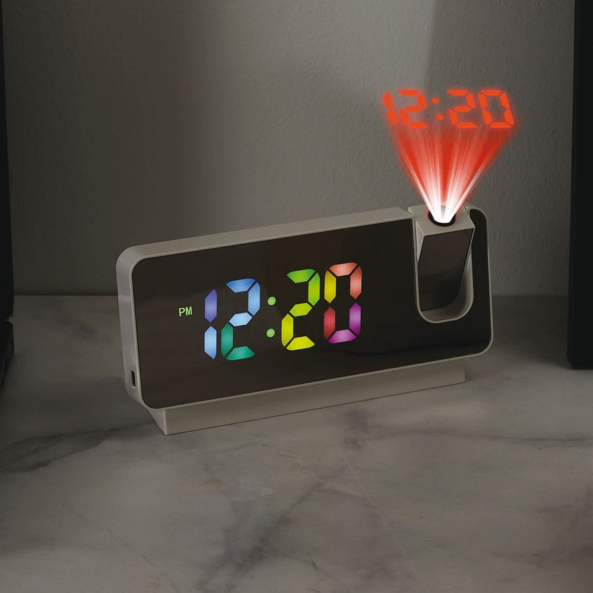 REVEIL PROJECTEUR MIROIR RAINBOW