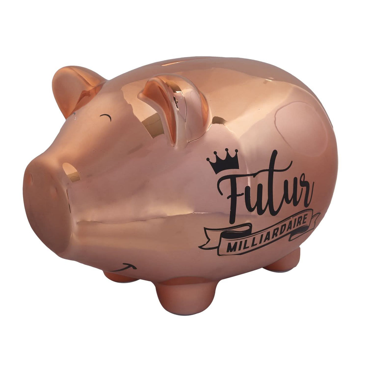 TIRELIRE COCHON XXL DOREE