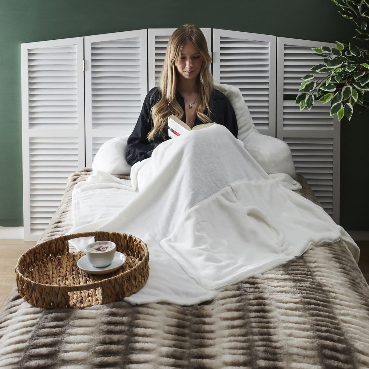 PLAID COUSSIN COZY