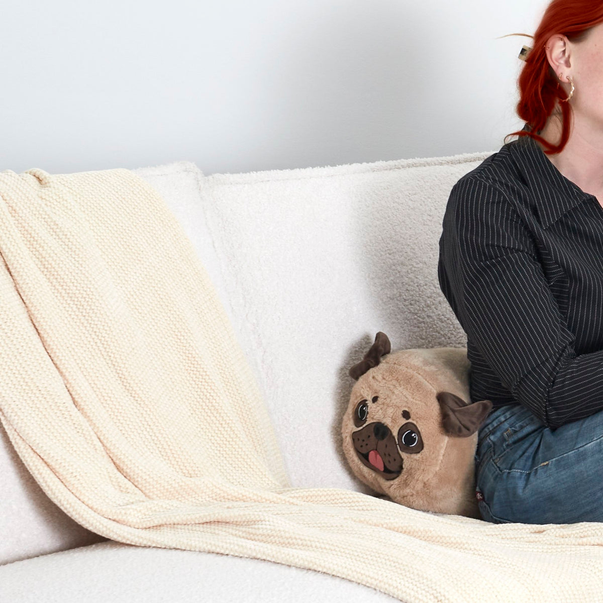 COUSSIN VIBRANT BOULEDOGUE
